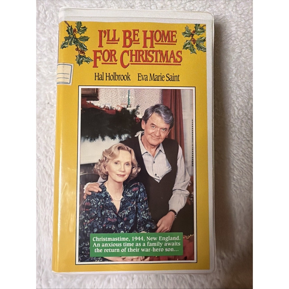 I'll Be Home For Christmas 1944, 1992 VHS Hal Holbrook Peter Gallagher VTG Tape